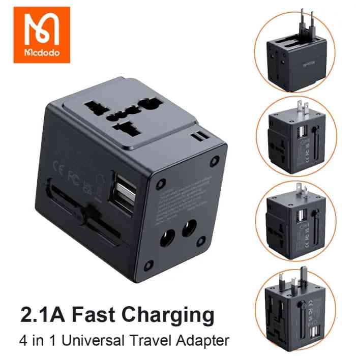 Mcdodo Fast Charging Universal Travel Adapter CP 4120 2 1A Price In